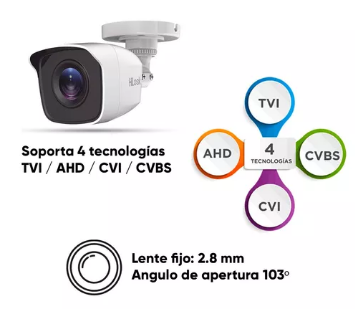 camara hilook5 Camara Domo y Bala 1080 Mp Hilook